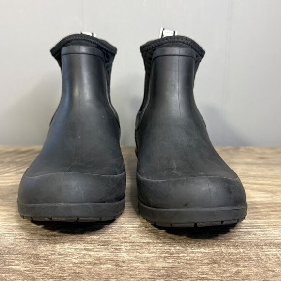UGG Chevonne Chelsea Womens Black Rubber Outdoor Waterproof Boots Sz 5 - Picture 2 of 10